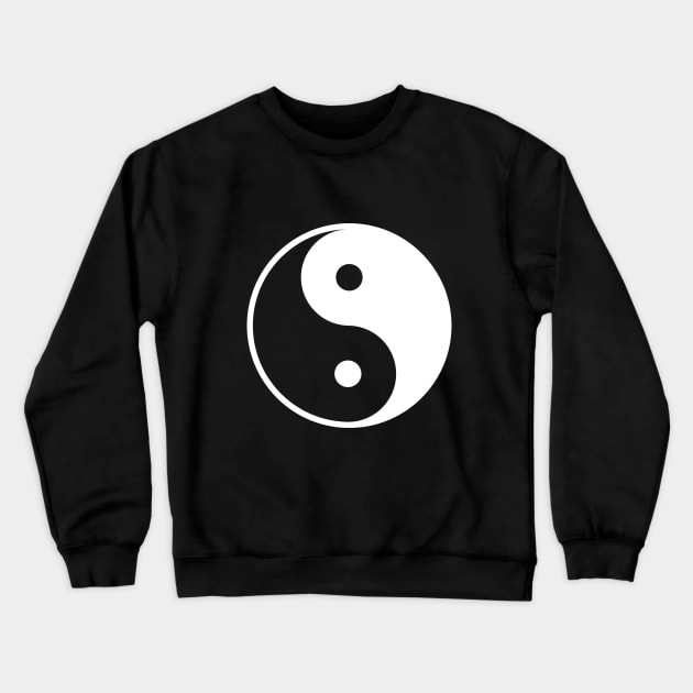Yin Yang - Yin Yang Symbol Crewneck Sweatshirt by Kudostees